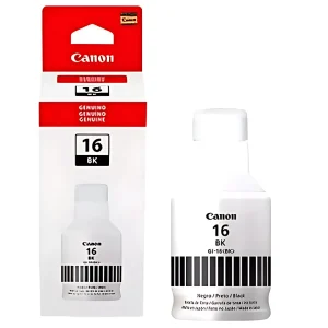 Botella De Tinta Canon GI-16 Color Negro