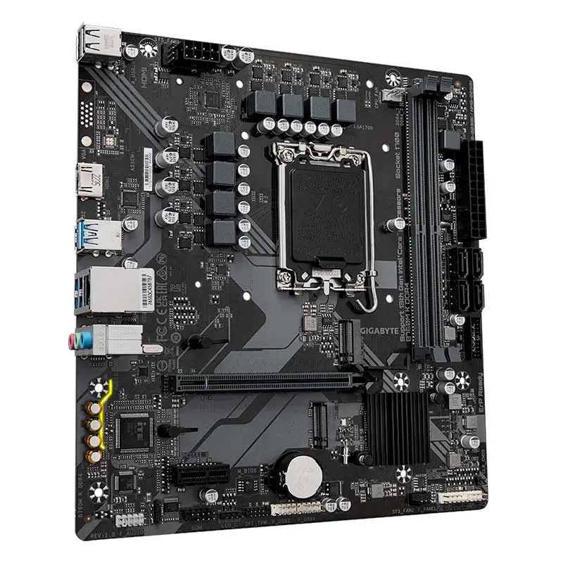 Motherboard Gigabyte B760M K LGA1700 12th, 13th y 14th Gen 2xDDR4 Micro-ATX
