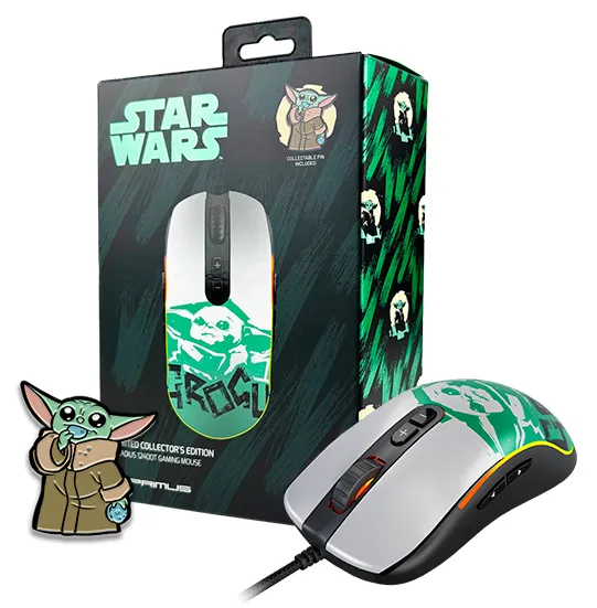 MOUSE PARA VIDEOJUEGOS GLADIUS12400T PMO-S203GR EDICIÓN DE COLECCIÓN LIMITADA