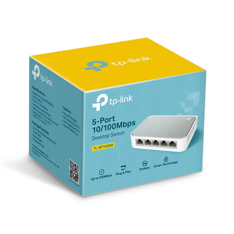 Switch TP-Link TL-SF1005D 5 Puertos 10/100Mbps