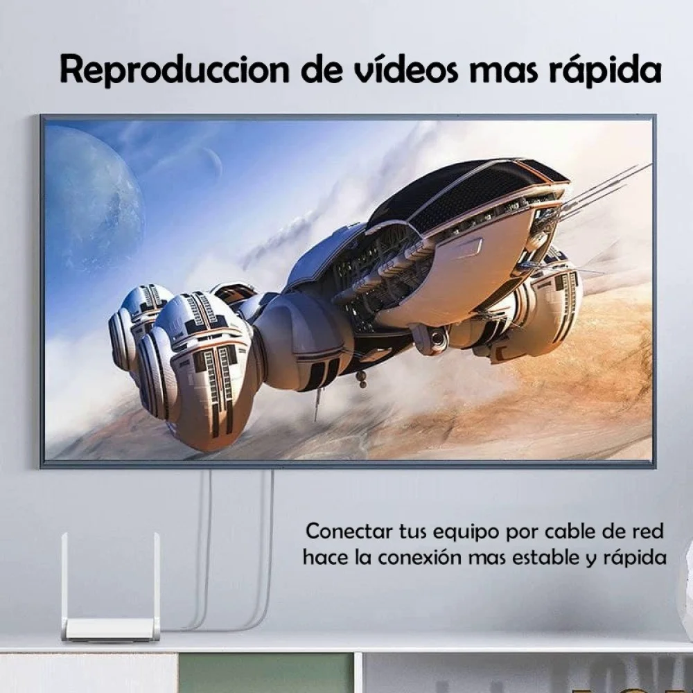 Cable de Red CAT5E 1.5 Metros