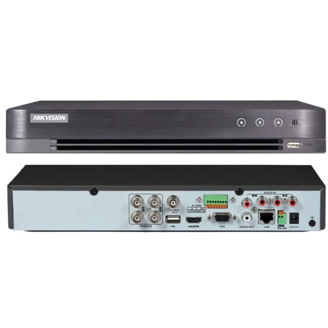 DVR Hikvision IDS-7204HQHI-M1 XT 4 Canales 5MP 3K 1080