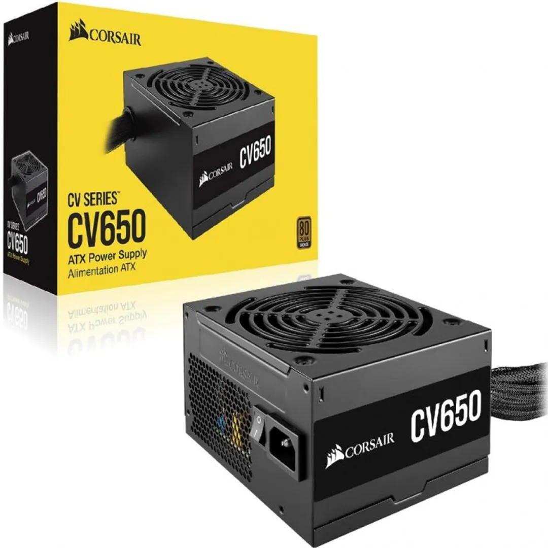 Fuente de Poder 650W Reales 80 Plus Bronze Corsair CV650