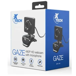 GAZE Cámara web de 480P HD con micrófono XTW-480