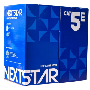 Bobina de Cable de Red NextStar Cat5E Interior 1000ft Gris