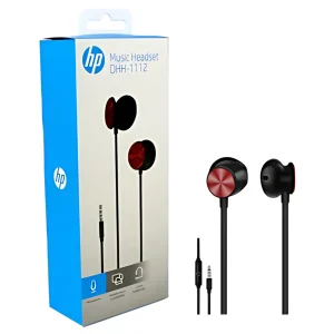 AUDIFONOS MANOS LIBRES HP DHH-1112-BK NEGRO CABLE 1.1M JACK 3.5