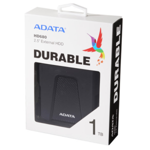 💽 ADATA HD680 1TB – Disco Duro Externo Antigolpes (Negro)