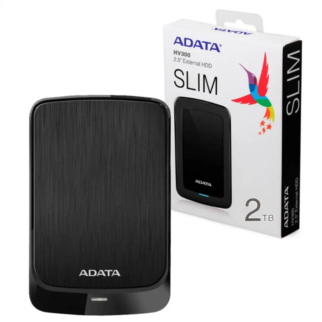 DISCO EXTERNO ADATA HV320 2TB NEGRO AHV3202TU31-CBK