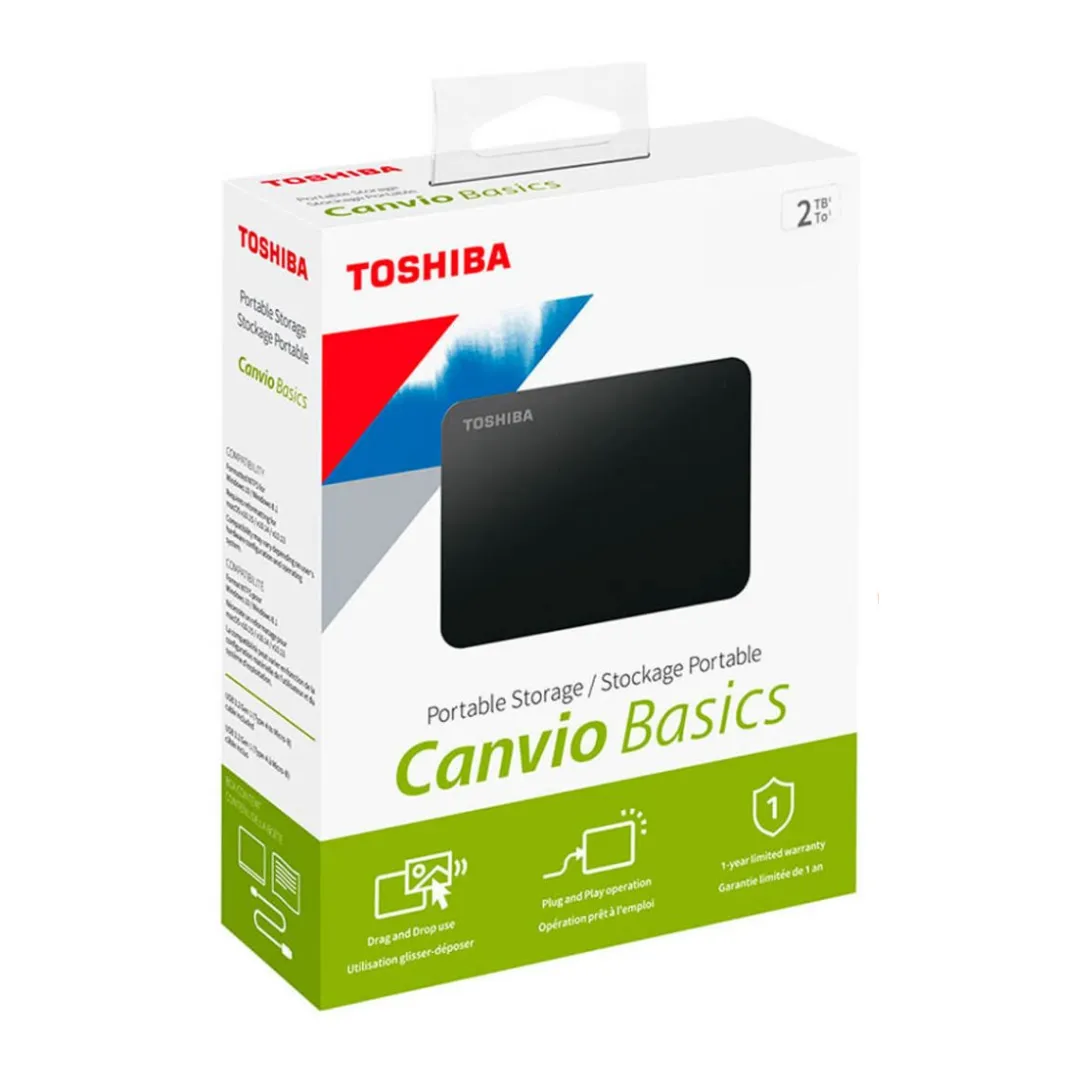 DISCO EXTERNO TOSHIBA CANVIO 2TB