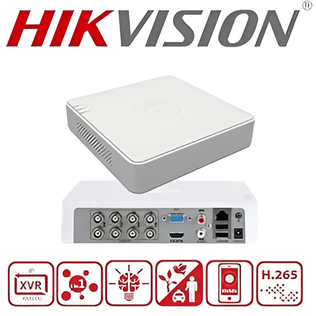 DVR HIKVISION 8 CANALES HASTA 8MPX