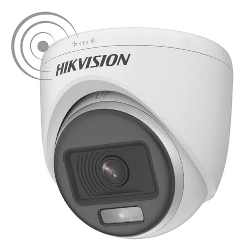 📷 Cámara Hikvision DS-2CE76D0T-LPFS – 2MP Domo con Audio y Luz Blanca