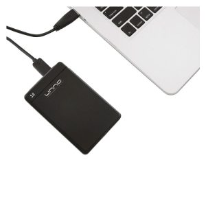 Enclosure 2.5″ Unno Tekno SATA a USB 3.0 Negro
