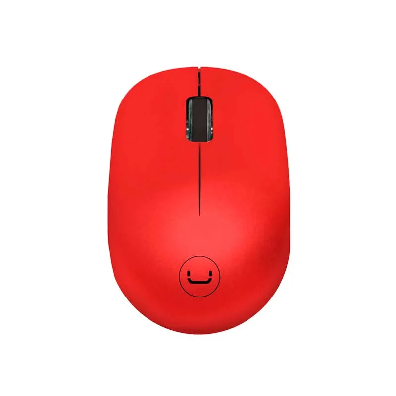 Mouse Inalámbrico Unno Tekno Curve 1200DPI Rojo
