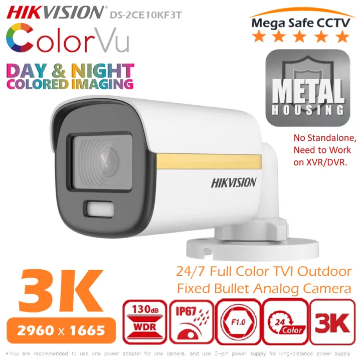 📷 Cámara Hikvision DS-2CE10KF0T-FS – 5MP ColorVu con Audio