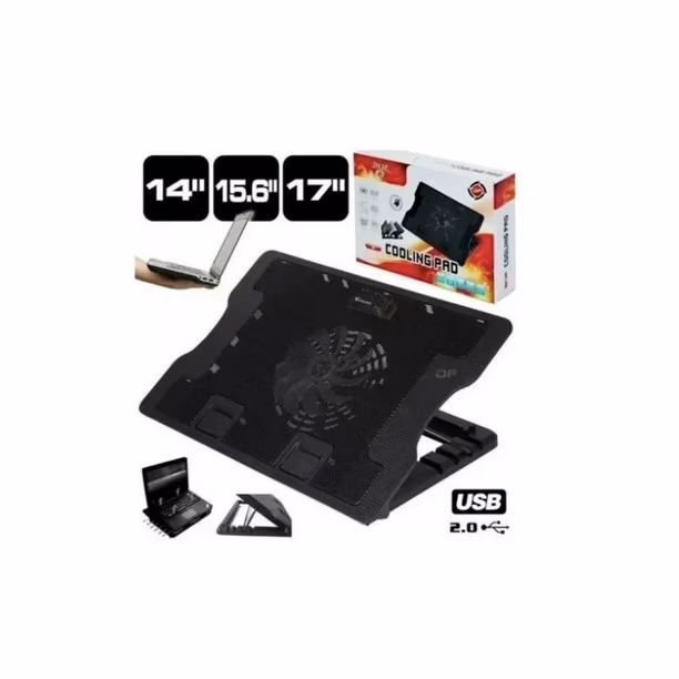 Ventilador para Laptop 4 Niveles de Inclinación 2 USB