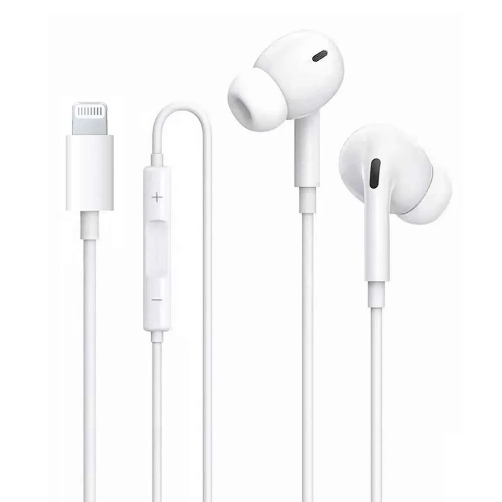 Audífonos AON Ligningth In-ear Wired MFI EarBuds Blanco