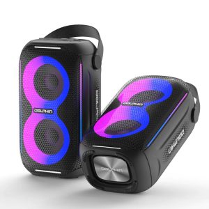 Bocina Dolphin S20 Waterproof Portable Bluetooth 20W Negro