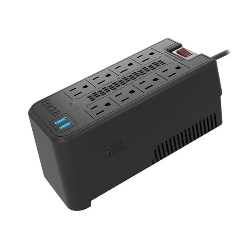 Regulador de Voltaje Forza 1200VA/600W FVR-1221USB con Protección y USB