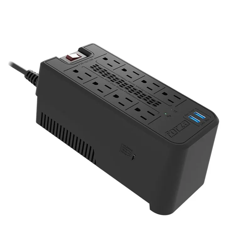 Regulador de Voltaje Forza 1200VA/600W FVR-1221USB con Protección y USB
