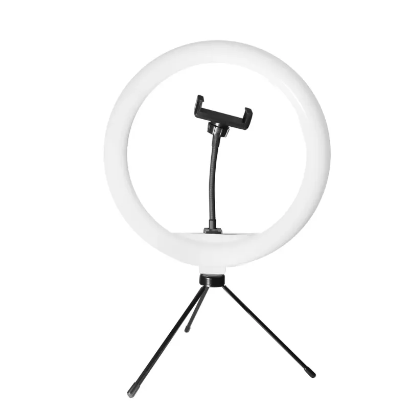 Aro de Luz VTA+ 12″ con Trípode para Celular y Control Bluetooth – Negro