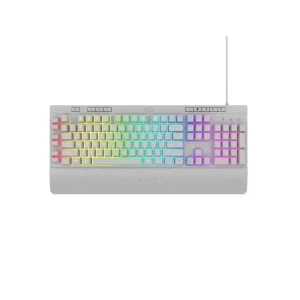 Teclado Redragon Gaming Shiva Usb Blanco Rgb Full Size K512 Membrana