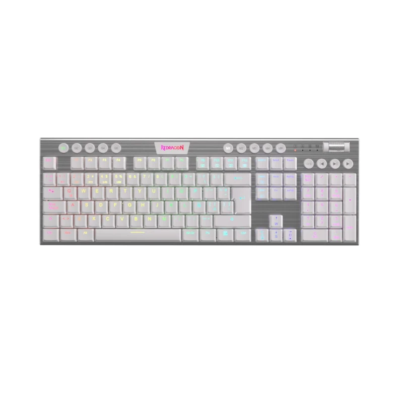 Teclado Redragon Gaming Horus Usb-c Negro RGB Switch Rojo K619 Mecanico