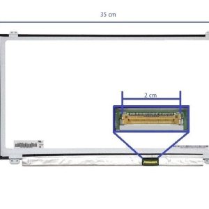 Pantalla 15.6 Pulgadas de 30 pines, HD, LED SLIM eDP WXGA nuevas BRACKETS SUPERIOR E INFERIOR