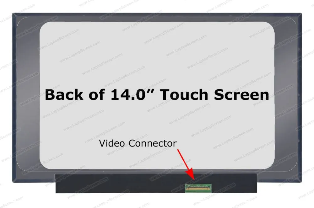 Pantallas LED 14.0 HD 1366 X 768 de 40 pines TOUCH NT140WHM-T00 V8.4 micro bordes