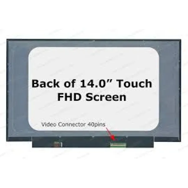 Pantallas LED 14.0 FHD 1920 X 11080 de 40 pines TOUCH NV140FHM-T01 V8.1 micro bordes inverter de 22 centímetros