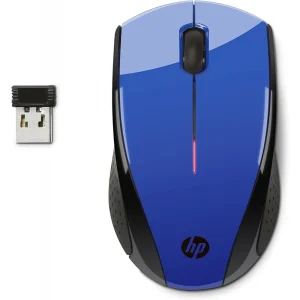 Mouse Inalambrico USB HP Azul 2.4GHZ, hasta 1600dpi, contiene 3 Botones