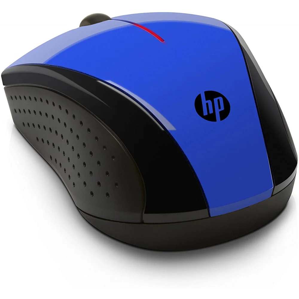 Mouse Inalambrico USB HP Azul 2.4GHZ, hasta 1600dpi, contiene 3 Botones