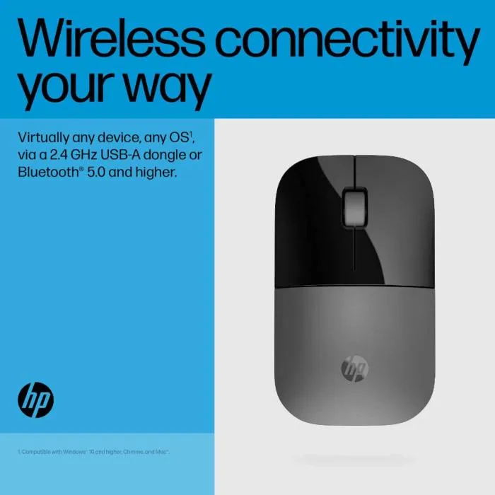 MOUSE HP Z3700 INALAMBRICO Y BLUETOOTH DOBLE CONEXION