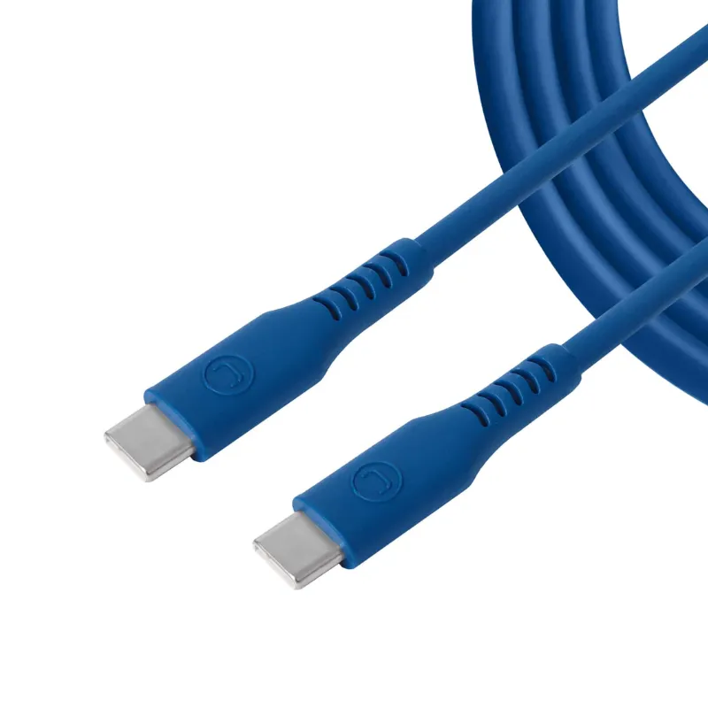 Cable USB-C a USB-C Unno Tekno CB4073BL 1.5 Metros Azul