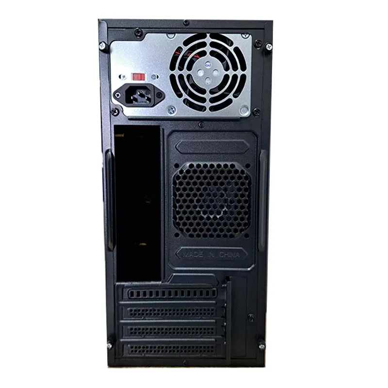Case KME CM04Q1RA003C NOVA Media Torre Micro ATX Negro + Fuente de Poder 600W