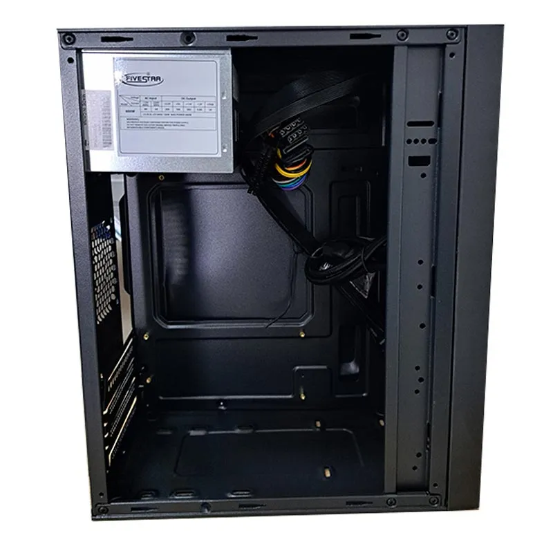 Case KME CM04Q1RA003C NOVA Media Torre Micro ATX Negro + Fuente de Poder 600W