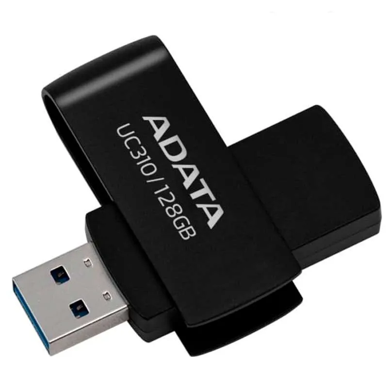 Memoria USB ADATA 128GB UC310 3.2 Negro