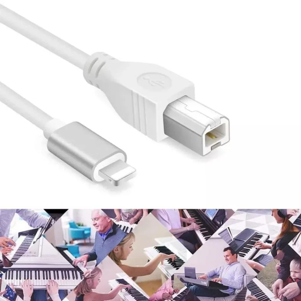 USB B MIDI a lightning