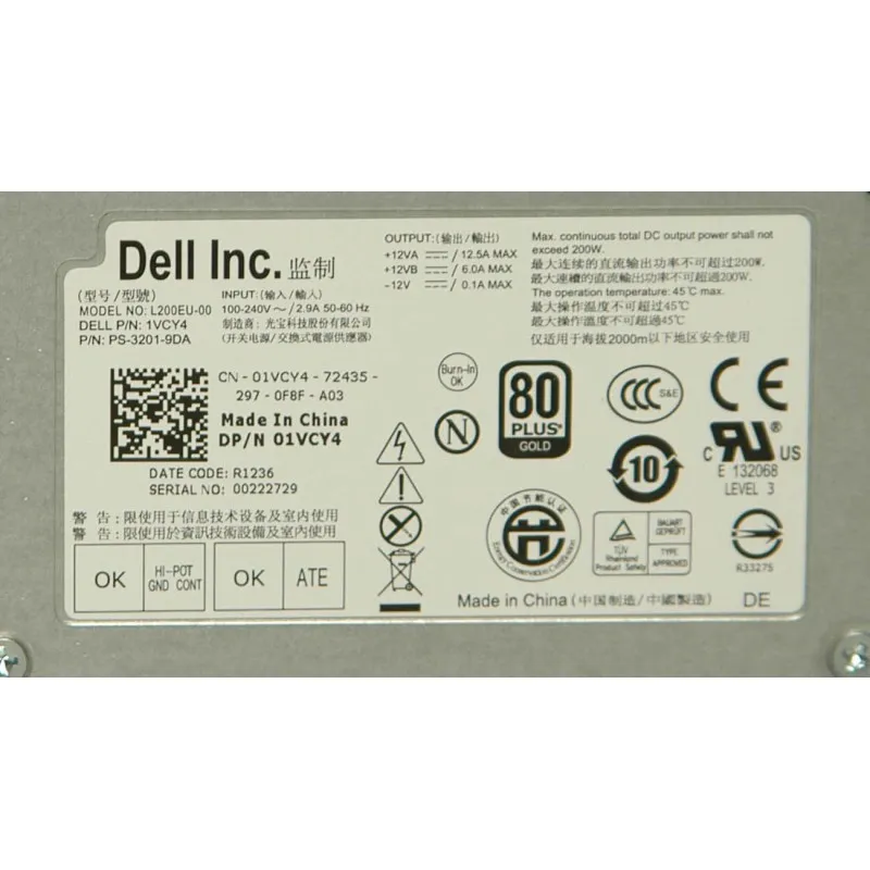 Fuente Dell Optiplex 780 790 990 Usff