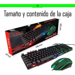 Kit Gamer Premium Imice Teclado + Mouse