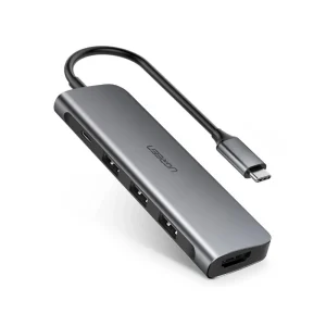 Hub Usb-C 4 Puertos + Hdmi Negro Cm136 Ugreen