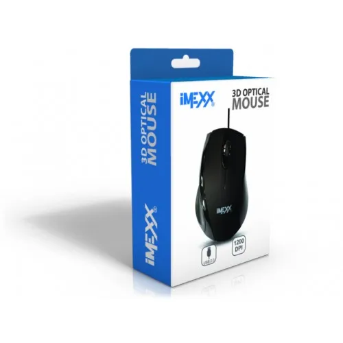 MOUSE 3D USB NEGRO IMEXX OPTICAL