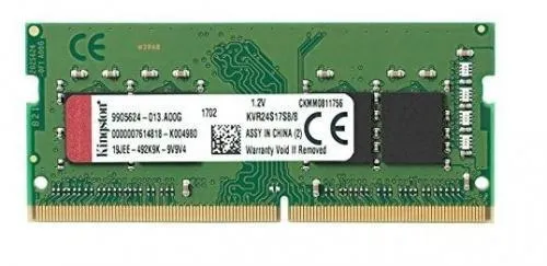 Memoria RAM DDR4 SDRAM de 8GB, SO-DIMM de 260 espigas, KVR24S17S8/8 Kingston
