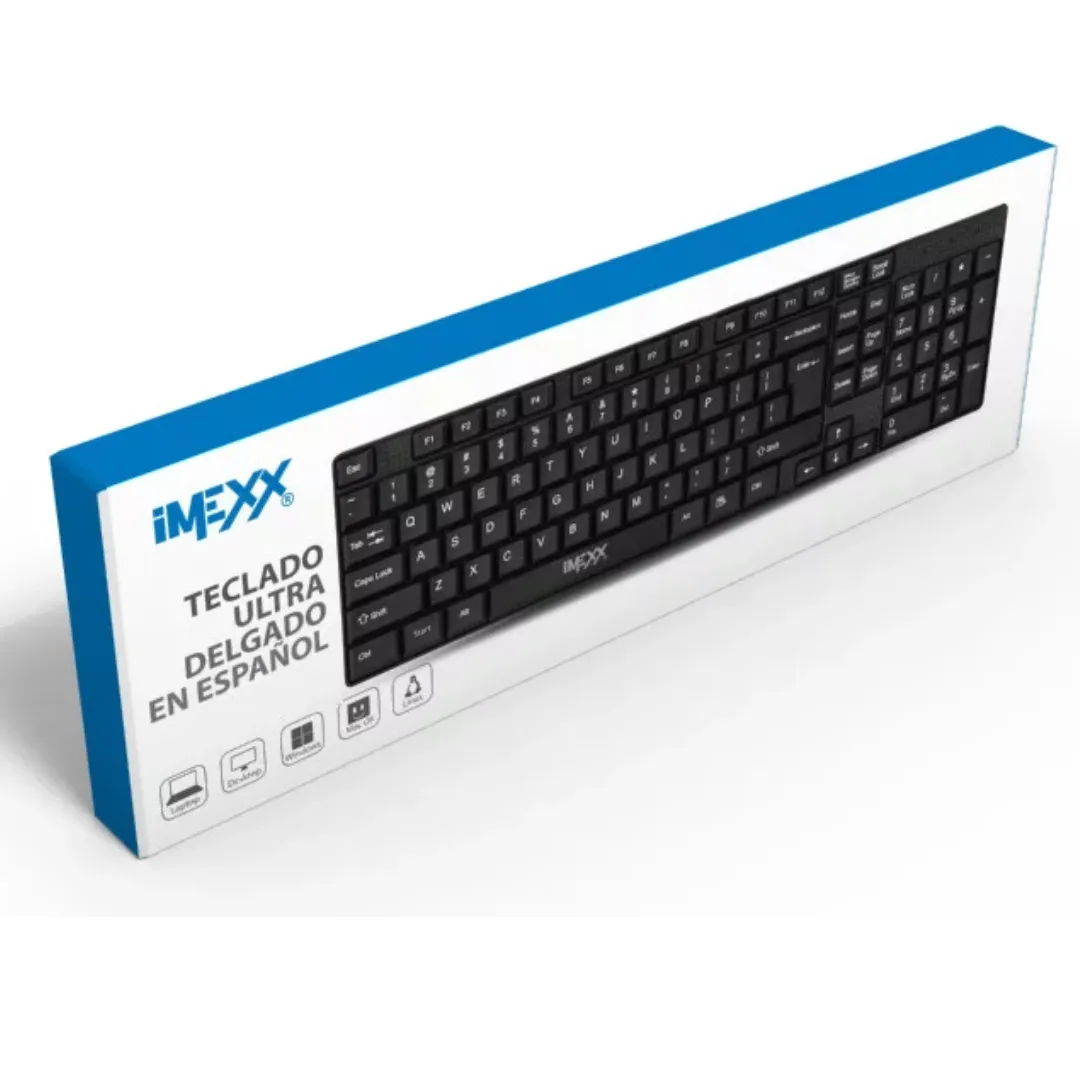 TECLADO ULTRA FIT IMEXX USB ESPAÑOL IME-20320SP