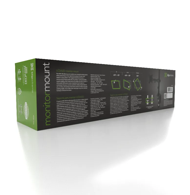 Bracket de Escritorio Klip Xtreme KPM-300 13-32″ Articulado