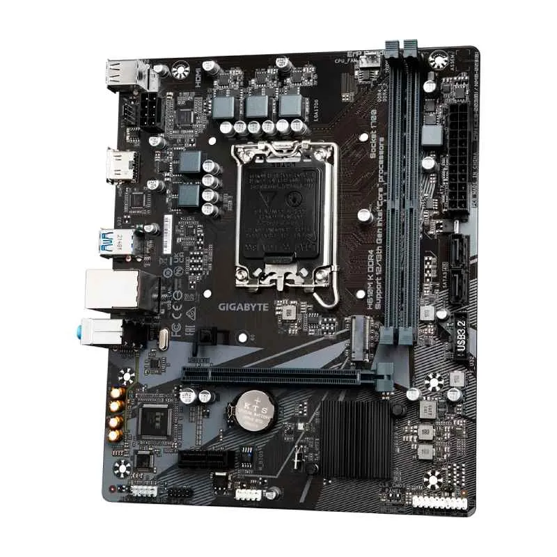 Motherboard Gigabyte H610M K DDR4 Socket LGA1700 12th, 13th y 14th Gen 2xDDR4 Micro-ATX