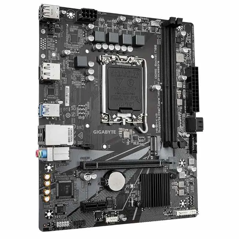 Motherboard Gigabyte H610M K V2 Socket LGA1700 12th, 13th y 14th Gen 2xDDR5 Micro ATX