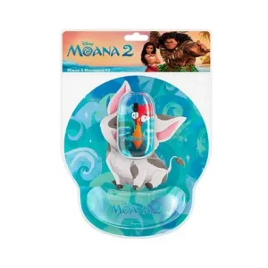 Kit de mouse y alfombrilla para mouse | Edición Moana XTM-DKT4MO