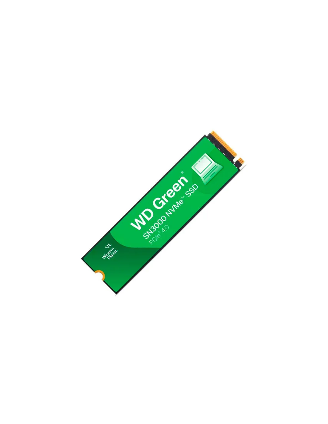 Western Digital 1TB WD Green SN3000 NVMe SSD Interno – Unidad de Estado sólido – Gen4 PCIe, M.2 2280, hasta 5.000 MB/s – WDS200T4G0E