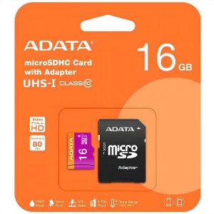 MEMORIA MICROSD ADATA 16GB CLASE 10 AUSDH16GUICL10- RA1